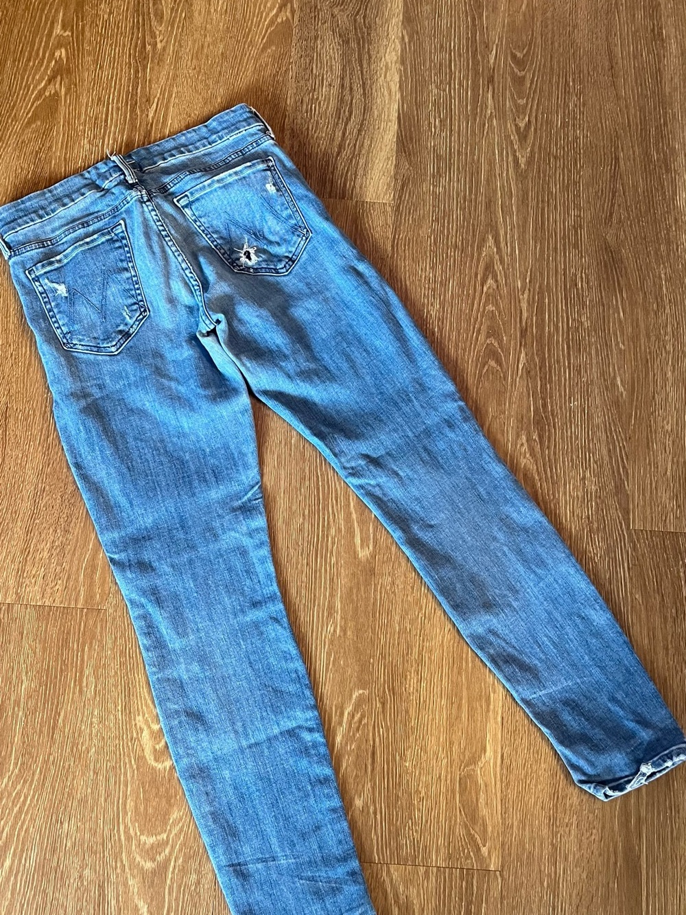 MOTHER Light Blue Skinny Jeans - Picture 8 of 10
